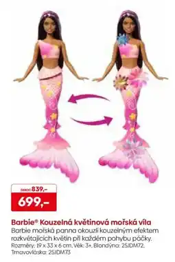 Pompo Barbie Kouzelná květinová mořská víla nabídka