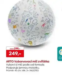 Pompo ARTO Vybarvovací míč zvířátka nabídka