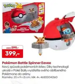 Pompo Pokémon Battle Spinner Eevee nabídka