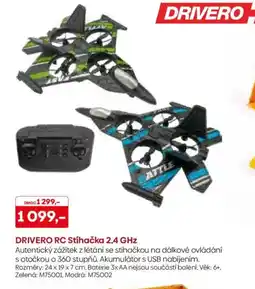 Pompo DRIVERO RC Stíhačka 2,4 GHz nabídka