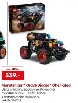 Pompo Monster Jam™ Grave Digger™ Oheň a led nabídka