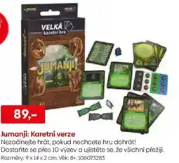 Pompo Jumanji: Karetní verze nabídka