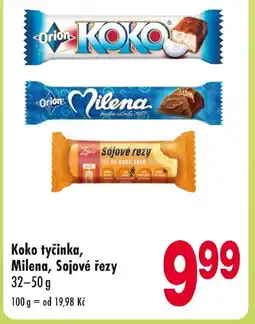 Qanto Koko tyčinka, Milena, Sojové řezy nabídka
