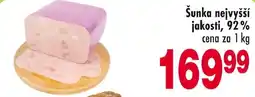 Qanto Šunka nejvyšší jakosti, 92% nabídka