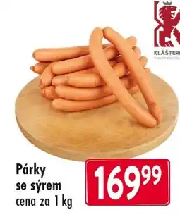 Qanto Párky se sýrem nabídka