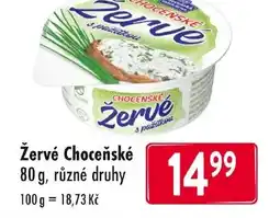 Qanto Žervé Choceňské nabídka