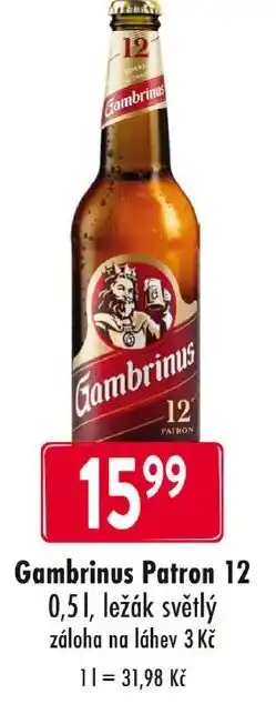 Qanto Gambrinus Patron 12 nabídka