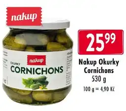 Qanto Nakup Okurky Cornichons nabídka