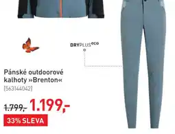 Intersport Pánské outdoorové kalhoty >>Brenton<< nabídka