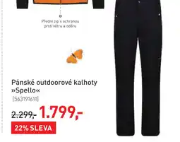 Intersport Pánské outdoorové kalhoty >>Spello<< nabídka