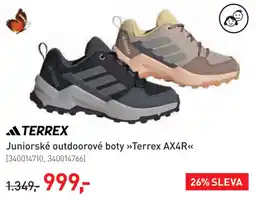 Intersport Juniorské outdoorové boty >>Terrex AX4R<< nabídka