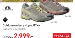 Intersport Outdoorové boty >>Lynx GTX<< nabídka