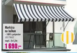 Hornbach Markýza na balkon nabídka