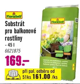Hornbach Substrát pro balkonové rostliny nabídka