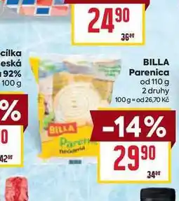 Billa Billa Parenica od nabídka