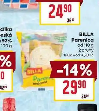 Billa Billa Parenica od nabídka