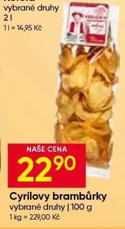 Hruška Cyrilovy Brambůrky nabídka