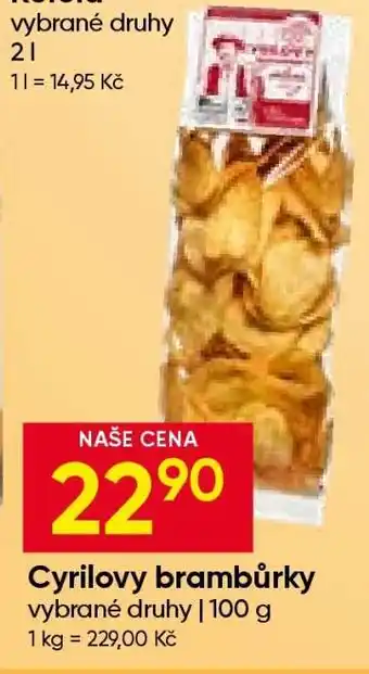 Hruška Cyrilovy Brambůrky nabídka