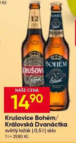 Hruška Krušovice Bohém Královská Dvanáctka nabídka