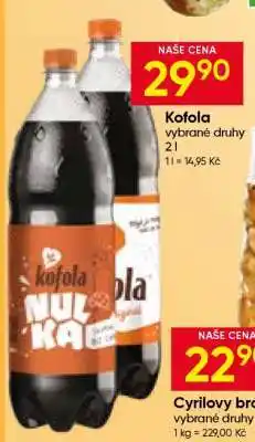 Hruška Kofola nabídka