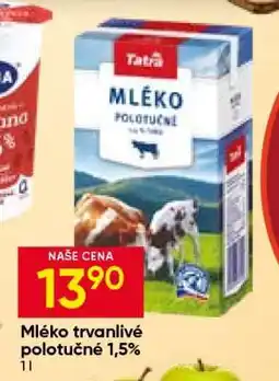 Hruška Mléko trvanlivé polotučné 1,5% nabídka