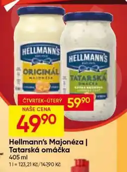 Hruška Hellmann’s Majonéza / Tatarská omáčka nabídka
