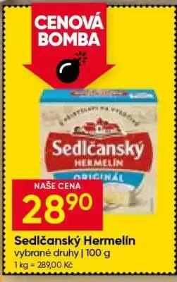 Hruška Sedlčanský hermelín nabídka