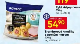 Hruška Bramborové knedlíky s uzeným masem nabídka