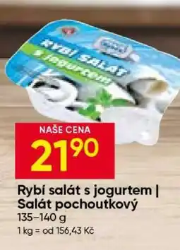 Hruška Rybí salát s jogurtem Salát pochoutkový nabídka