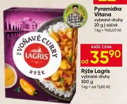 Hruška RÝŽE LAGRIS nabídka