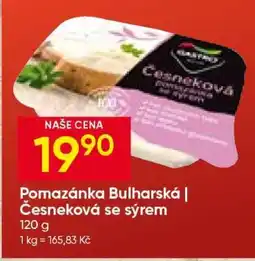 Hruška Pomazánka Bulharská | Česneková se sýrem nabídka