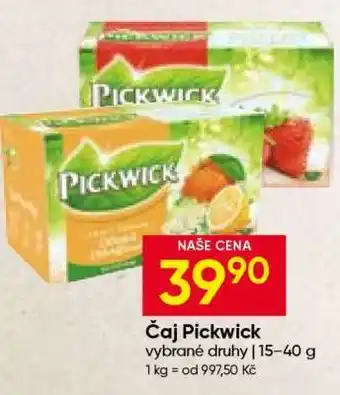 Hruška ČAJ PICKWICK nabídka