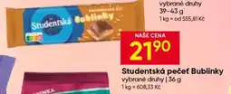 Hruška Studentská pečeť Bublinky nabídka