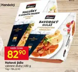 Hruška Hotové jídlo nabídka