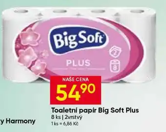 Hruška Toaletní papír Big Soft Plus nabídka
