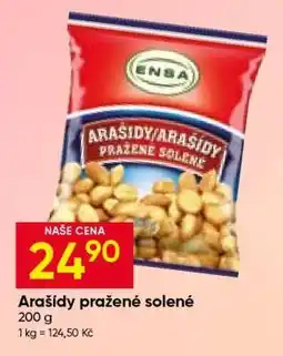 Hruška Arašídy pražené solené nabídka
