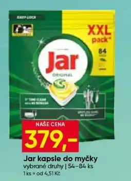 Hruška Jar kapsle do myčky nabídka