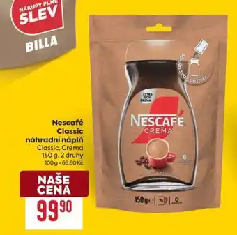 Nescafé Classic Náhradní náplň