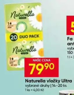 Hruška Naturella vložky Ultra nabídka