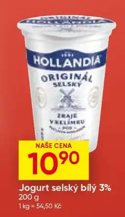 Hruška Jogurt selský bílý 3% nabídka