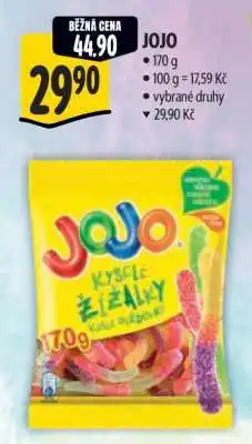Albert Jojo kyselé žížalky nabídka
