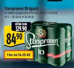 Albert Staropramen 10 6pack nabídka