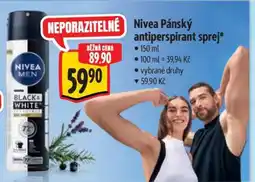Albert Nivea Pánský antiperspirant sprej nabídka