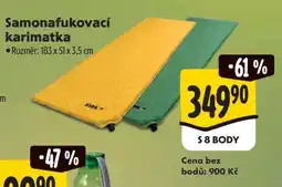 Albert Samonafukovací karimatka nabídka