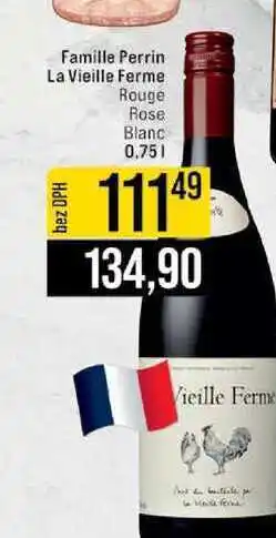 Jip Famille Perrin La Vieille Ferme Rouge Rose Blanc nabídka