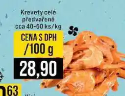 Jip Krevety celé předvařené cca 40-60 ks nabídka