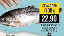 Jip Pstruh duhový cely, kuchany cca 200-300 g 100g nabídka