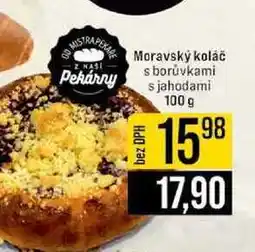 Jip Moravský koláč s borůvkami s jahodami nabídka