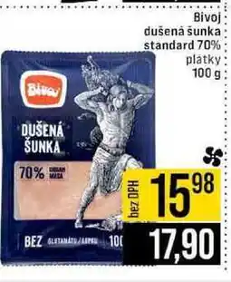 Jip Bivoj dušená šunka standard 70% plátky nabídka