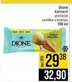 Jip Dione kornout pistácie vanilka a mango nabídka